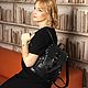 Small women's leather backpack black Vitaly Mod. R13m-711, Backpacks, St. Petersburg,  Фото №1