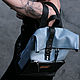 Mochila urbana de cuero azul perla. Backpacks. Mart Bags (martbags). Ярмарка Мастеров.  Фото №5