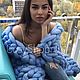 Плед из толстой пряжи! Плед из мериноса! Плед крупной вязки. Пледы. Татьяна. Интернет-магазин Ярмарка Мастеров.  Фото №2