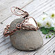 Bracelet with magnesite copper wire. Bead bracelet. Galina Melikhova. Online shopping on My Livemaster.  Фото №2
