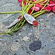 Серьги с сердоликом. Серьги классические. Vadjra-jewelry. Ярмарка Мастеров.  Фото №4