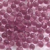 Материалы для творчества handmade. Livemaster - original item 10gr seed Beads, 3.4 mm Drops 142F SV amethyst transparent Mat seed beads Miyuki Japanese. Handmade.