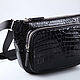Сумка поясная из кожи крокодила IMA0798B4. Мужская сумка. CrocShop товары из экзотической кожи. Ярмарка Мастеров.  Фото №5