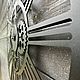 Часы на стену Kaiku 50см, интерьерные. Часы классические. koduKuus /часы и декор из металла/. Интернет-магазин Ярмарка Мастеров.  Фото №2