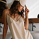 Order Silk chemise natural silk and ivory lace. Delicate Clothing Store (Daria). Livemaster. . Combination Фото №3