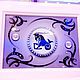 картина "Знак зодиака Козерог" со стразами SWAROVSKI, Фотокартины, Санкт-Петербург,  Фото №1