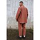 Жакет унисекс из вареной крапивы Рами Ramie Japanese Sumo Jacket Terra. Пиджаки мужские. VÄN Studio. Ярмарка Мастеров.  Фото №6