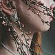 Серьги «ЗЕМЛЯ» серебро+розовое золото. Серьги-пусеты. Burdo jewels. Ярмарка Мастеров.  Фото №5
