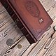 Папка именная, с инициалами,  нумизматическая, "Оптима". Папки. Кирилл. Интернет-магазин Ярмарка Мастеров.  Фото №2