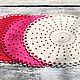 Set of serving knitted napkins, cotton 3 pcs. Swipe. MsDeborahKnitter. Online shopping on My Livemaster.  Фото №2