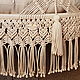 Подвесное кресло. Качели садовые. Оксана Макраме узелочки (macrame-uzelochki). Ярмарка Мастеров.  Фото №9