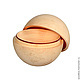 Ball 10 made of wood collapsible with a diameter of 10 cm. Blanks for decoupage and painting. мастерская деревянных изделий ЛАДЬЯ (prowoodbox) (woodbox). Online shopping on My Livemaster.  Фото №2