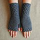 Mitts, knitted Honeycomb, Mitts, Kursk,  Фото №1