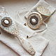 The mirror and comb 'Antiques'. Combs2. Malenkie radosti (bronven). Ярмарка Мастеров.  Фото №15