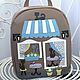 Рюкзак кожаный А4 «Котокафе». Рюкзаки. VICTORIA's BAGS Виктория. Ярмарка Мастеров.  Фото №4