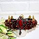 Red and gold Dolce headband crown Beaded tiara Red royal diadem. Headband. Beaded jewelry by Mariya Klishina. Online shopping on My Livemaster.  Фото №2