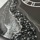 Настенные часы-картина из эпоксидной смолы. Часы классические. ArtGalleryDecor. Ярмарка Мастеров.  Фото №9