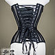 Прозрачный бельевой корсет удлиненный из сетки и кружева. Корсеты. Shi Corset (Анна). Ярмарка Мастеров.  Фото №5