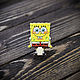 Wooden icon spongebob, Badge, Moscow,  Фото №1