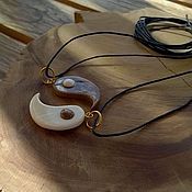 Украшения handmade. Livemaster - original item steam pendant Yin Yang. Handmade.