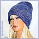 Шапка "MELODY" АНГОРА № 6 Кофе с молоком. Шапки. Ирина(shvilinka.knit). Ярмарка Мастеров.  Фото №10