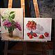Oil painting. Strawberry. Summer delight. Pictures. Verana-art. Online shopping on My Livemaster.  Фото №2
