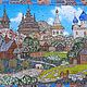 Панно" Суздаль" мини. Панно. Марьяна. Ярмарка Мастеров.  Фото №4