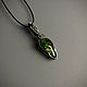 Кулон с хромдиопсидом. Кулон. Snow Jewelry. Ярмарка Мастеров.  Фото №5