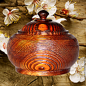 Посуда handmade. Livemaster - original item The jug (barrel) of textured pine K39. Handmade.
