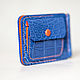 Wallet money clip + coin pocket crocodile leather, Clamps, Moscow,  Фото №1