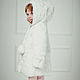 Rabbit fur kids jacket in white. Childrens outerwears. Forestfox. Family Fur Atelier. Online shopping on My Livemaster.  Фото №2