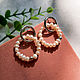 Серьги "Rings" жемчуг речной. Серьги-кольца. Украшения Darya_your_jewelry. Интернет-магазин Ярмарка Мастеров.  Фото №2