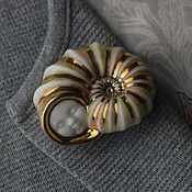 Украшения handmade. Livemaster - original item Brooch-pin: Snail Introvert. Handmade.