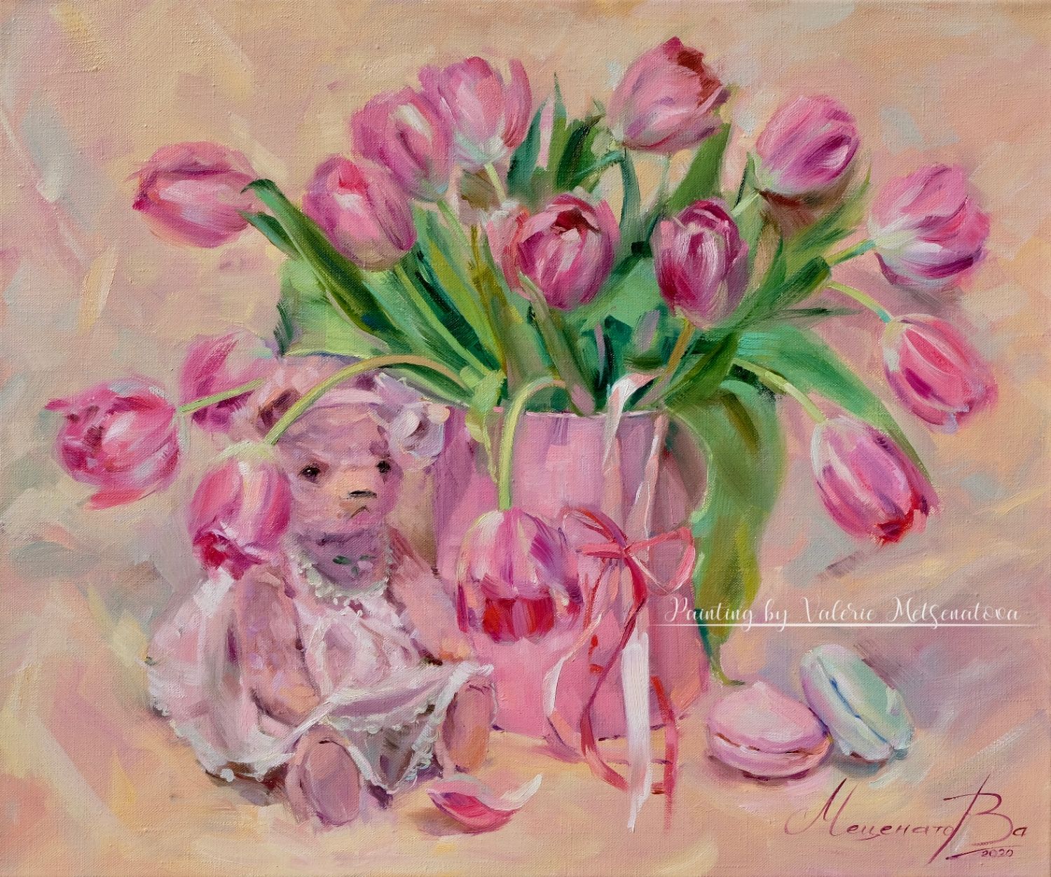 Tulip spring! Tulips. Oil painting on canvas, 60/50, Pictures, Moscow,  Фото №1