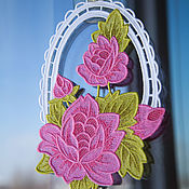Для дома и интерьера handmade. Livemaster - original item The decoration on the window may bouquet of peonies.. Handmade.
