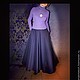 Skirt long flared 'Urban fashionista'. Skirts. Lana Kmekich (lanakmekich). Online shopping on My Livemaster.  Фото №2