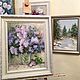 oil painting lilac. Pictures. Ирина Димчева. Online shopping on My Livemaster.  Фото №2