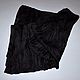 Bufanda de seda de la estola negro grande largo. Scarves. Silk scarves gift for Womans. Ярмарка Мастеров.  Фото №6