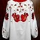Women's embroidered blouse 'Delight' LR3-262, Blouses, Temryuk,  Фото №1