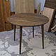 Заказать  Круглый кухонный стол из массива ясеня на конических ножках. WFN Furniture - Столы на заказ. Ярмарка Мастеров. . Столы Фото №3