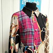 Одежда handmade. Livemaster - original item Costumes: Blouse and skirt made of coupon silk. Handmade.