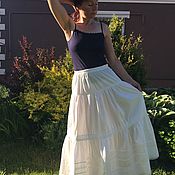 Одежда handmade. Livemaster - original item Cotton petticoat, petticoat 