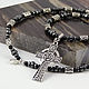 Бусы №52. Celtic cross.