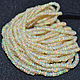 Опал ЗОЛОТО ЛЮКС, нить 40 см, 2.5 - 4.3 мм, ОPG4. Кабошоны. Светлана Снежная  AURA-jewelry. Ярмарка Мастеров.  Фото №4