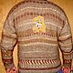 Men's sweater with handmade embroidery , Sweaters, Moscow,  Фото №1