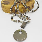 Украшения handmade. Livemaster - original item kit: Beads and bracelet of the Transbaikal Steppe. Handmade.
