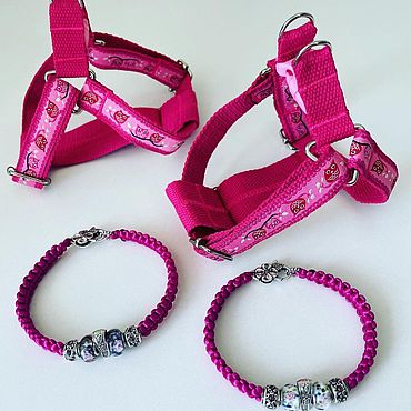 Зоотовары ручной работы. Ярмарка Мастеров - ручная работа Шлейка , обереги. Handmade.