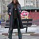 Coat jacket 'Grey town', Coats, Moscow,  Фото №1
