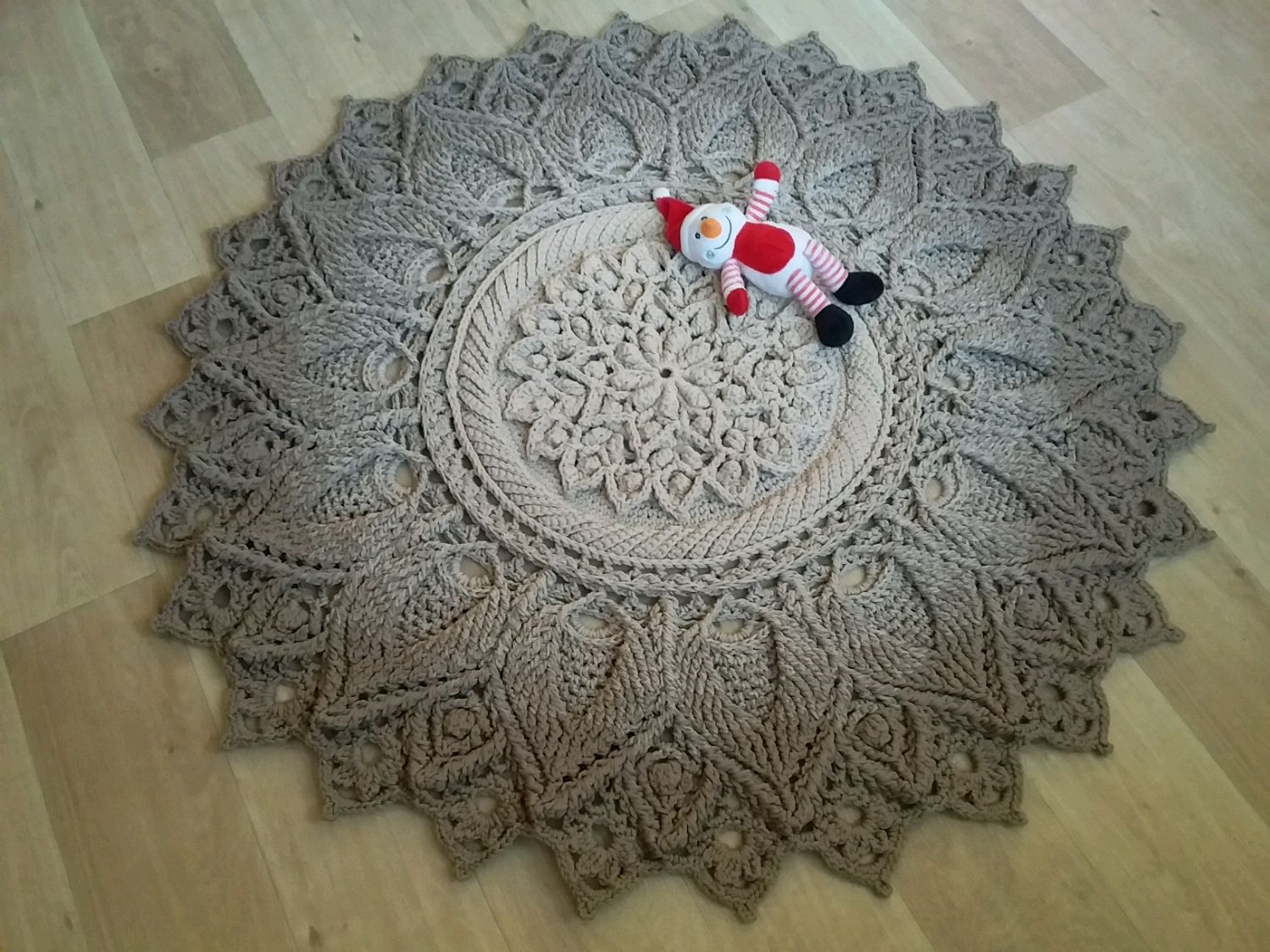 Вязание Ковров Из Полиэфирного Шнура фото 13