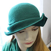 Аксессуары handmade. Livemaster - original item Felted hat Spruce forest. Handmade.